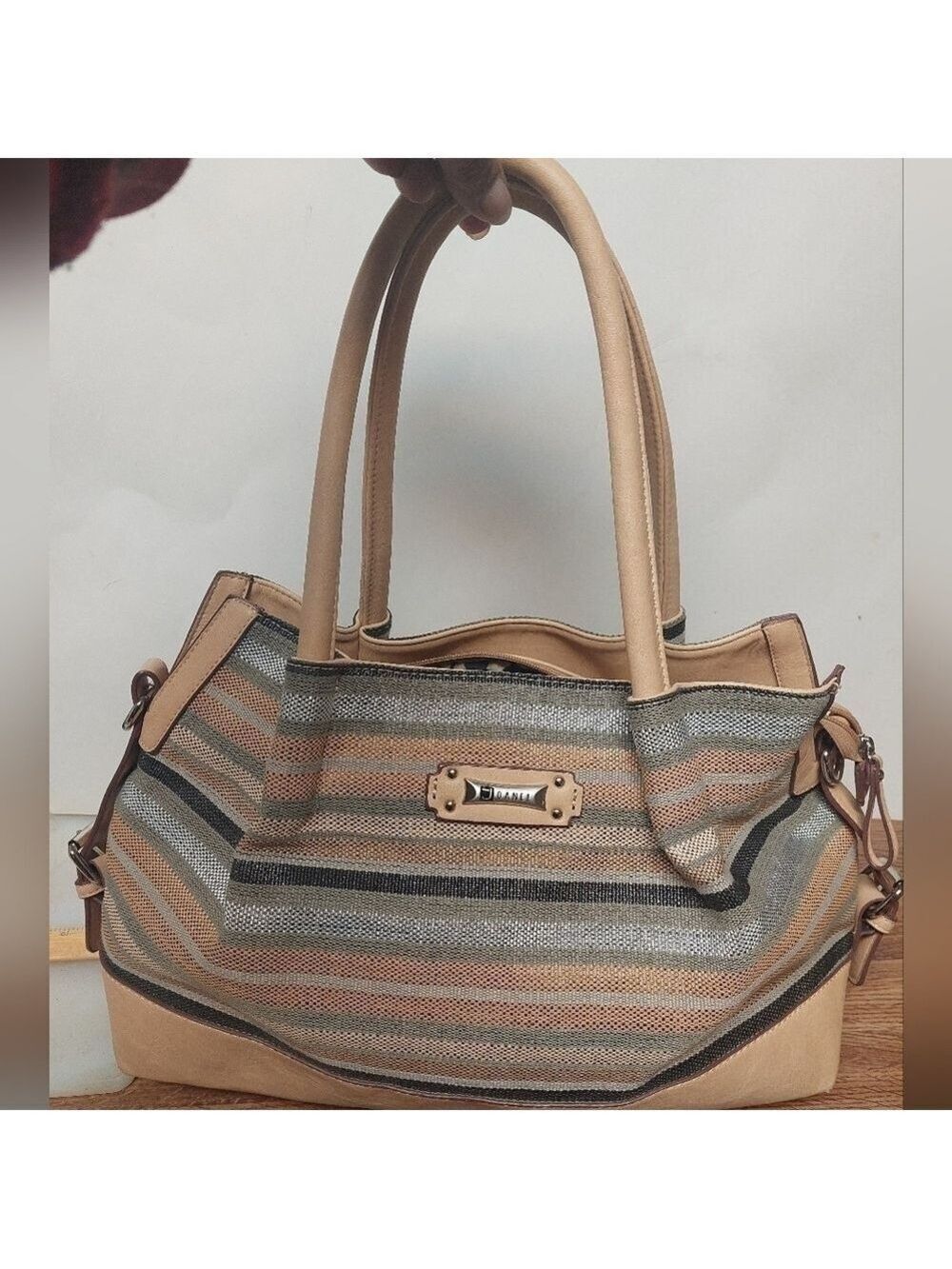 Joanel pp Straw Shoulder Bag